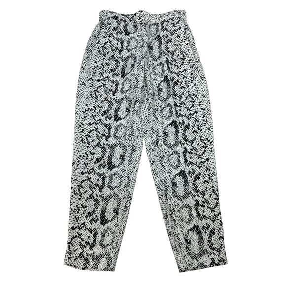 J.Crew Women’s Jamie Ankle Pants Pull On Multicolor Print Size 4 Pockets - Picture 1 of 8